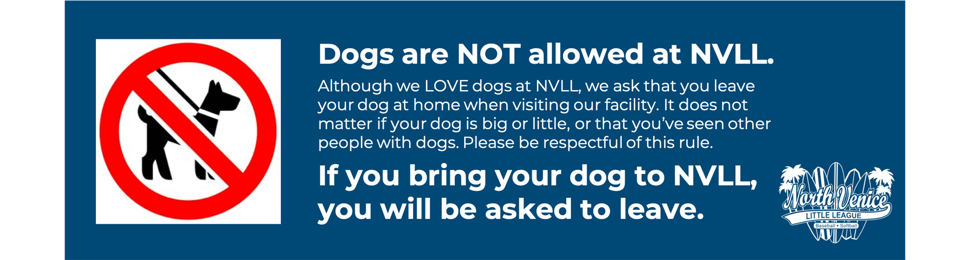 Please Leave Your Dogs At Home