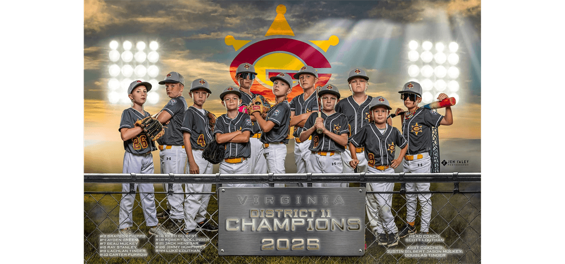 2025 8-10 Minor League Allstar District Champions