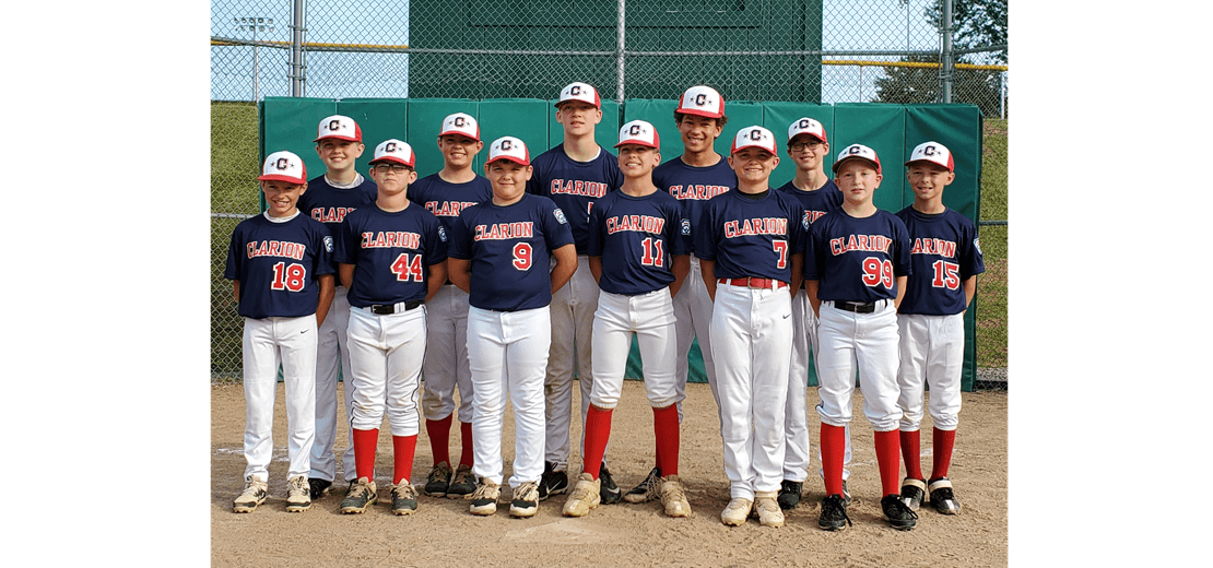 2022 Clarion Little League Baseball 12U All-Stars