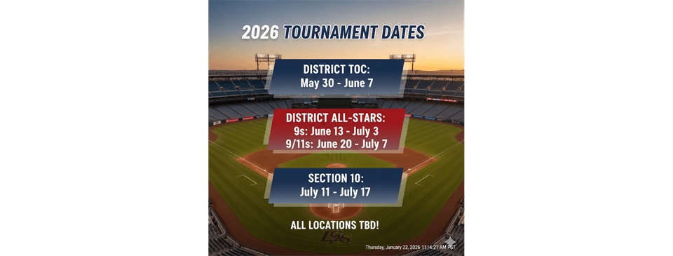 TOC and All Star Dates!!!