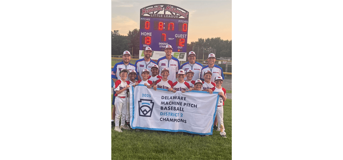 2025 Machine Pitch Dist. 2 Champions