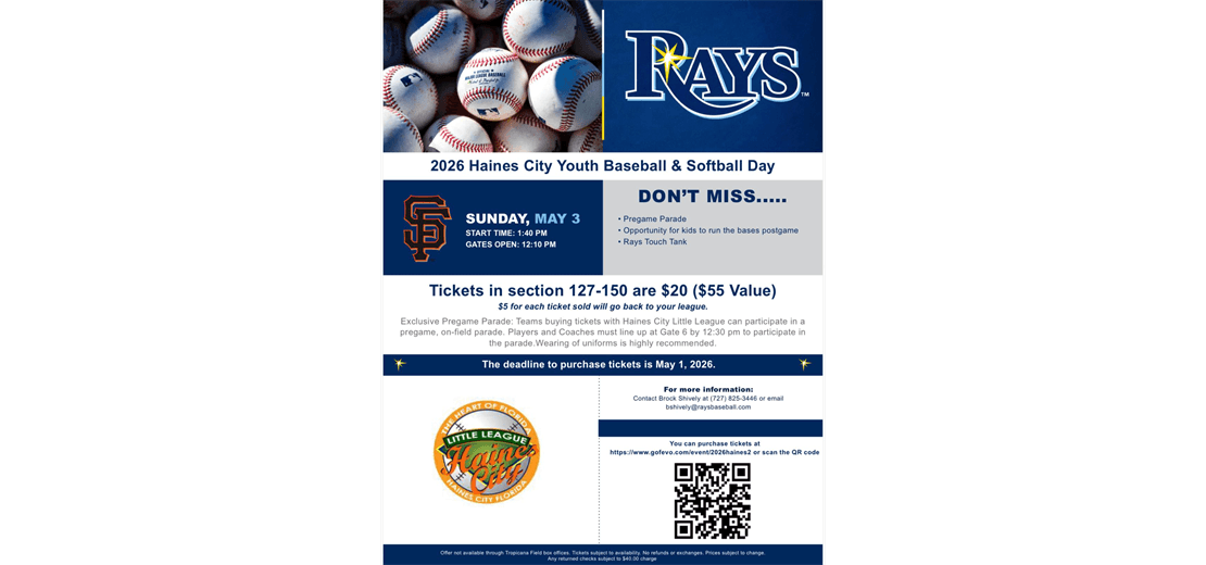 Purchase Tickets Today!!!