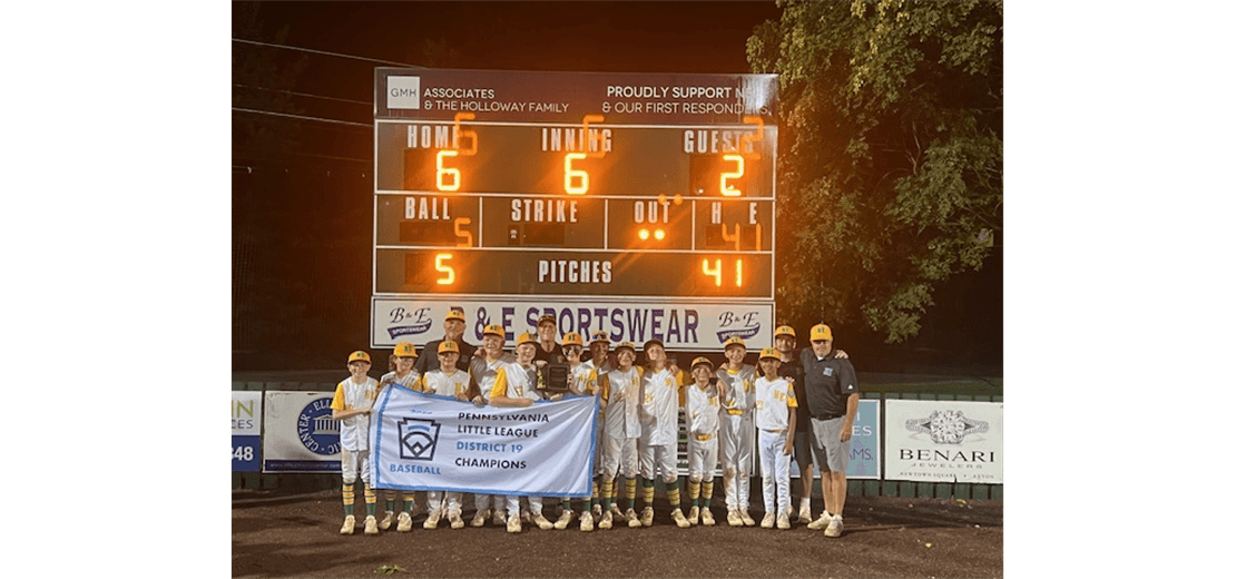 Home of the 2025 Little League District 19 Champions!