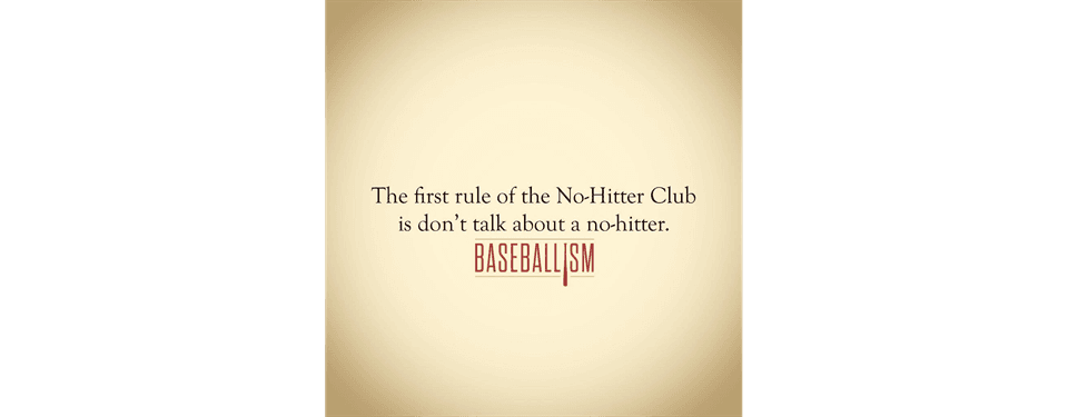 Don't talk about it....