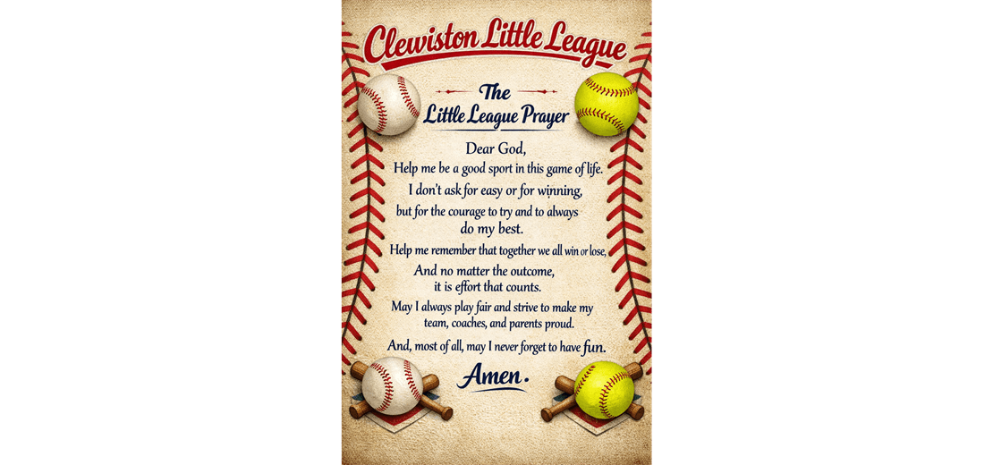 Little League Prayer