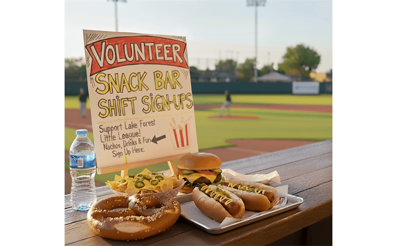 Snack Bar Volunteer Signups