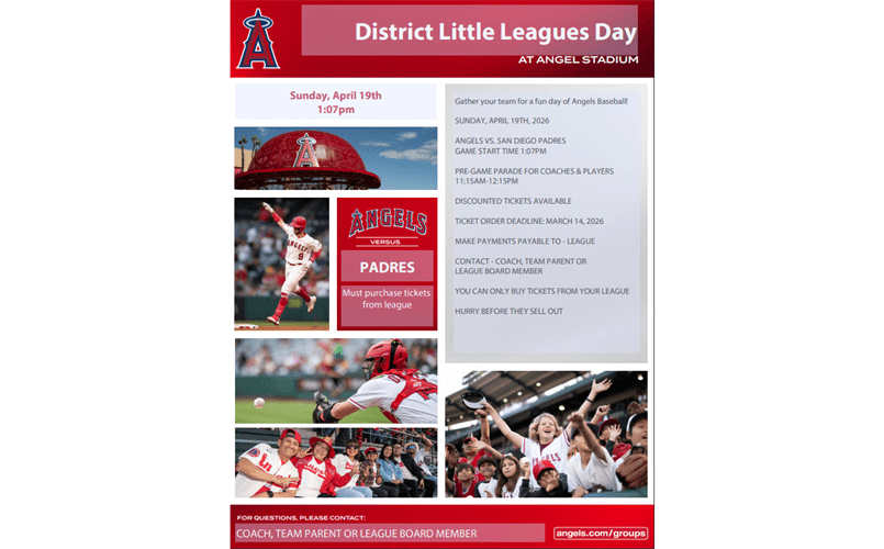 Save the Date - Angels Day 4/19/26