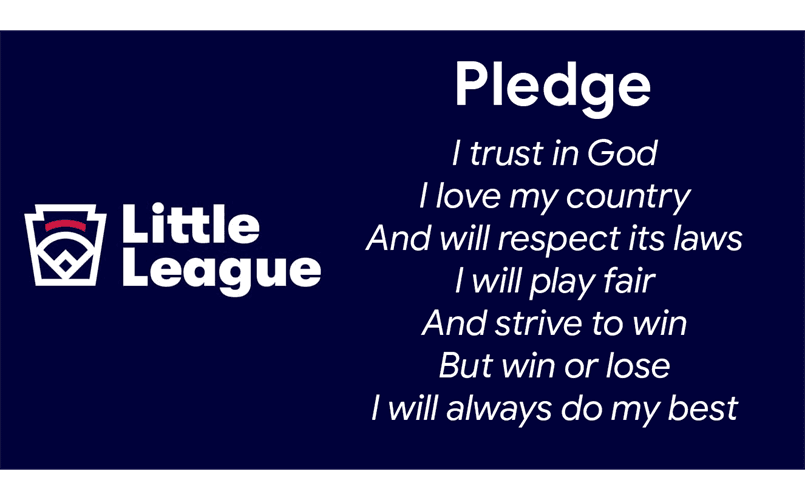 Little League Pledge