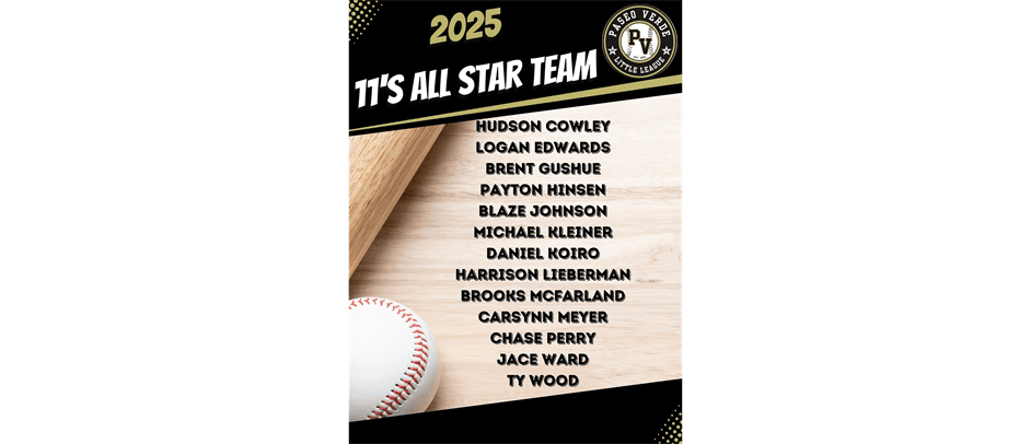 2025 11's All Star Team!