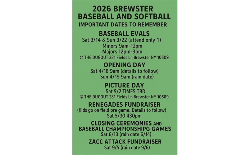 Brewster Little League photo