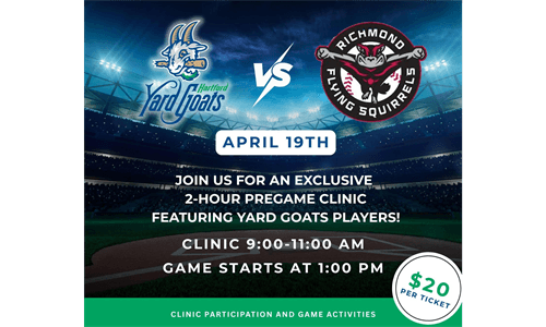 Yard Goats Game Tickets Now Available!