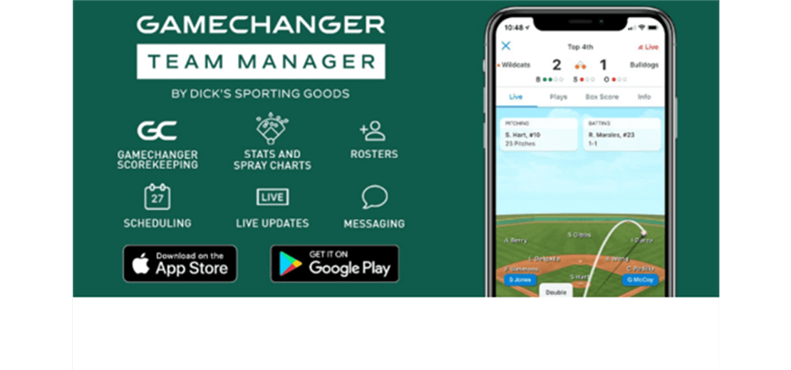 Download the GameChanger Team Manager App!