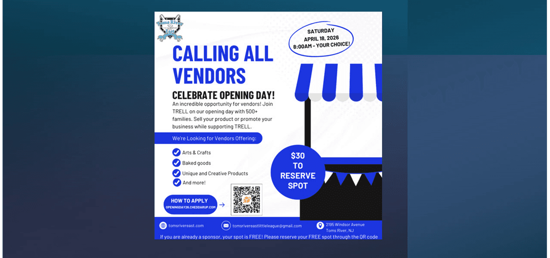 Toms River East Little League Baseball photo