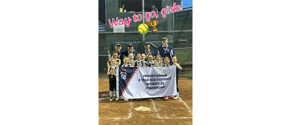 Congrats to our 8U Softball District Champs!