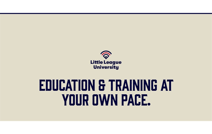 Little League Training Opportunities