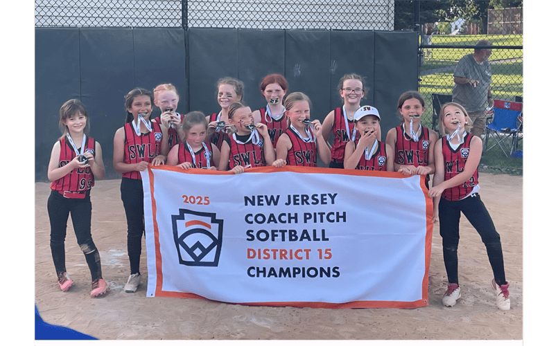 2025 Coach Pitch Softball District Champs