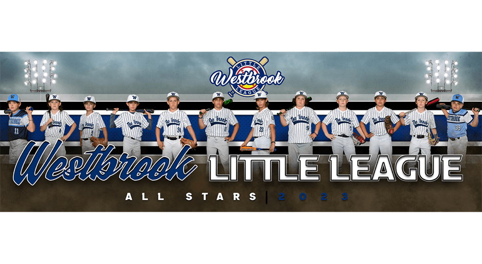 2023 Westbrook Little League Baseball All-Stars