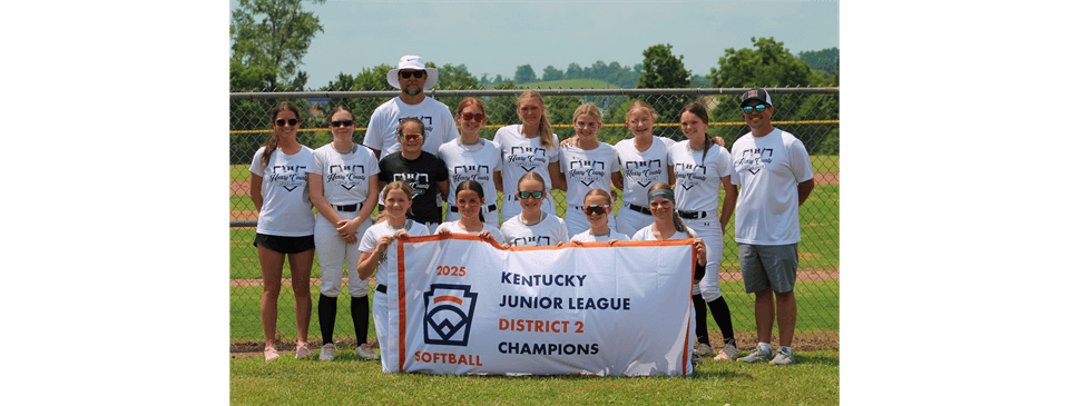 JR Softball District 2 Champs