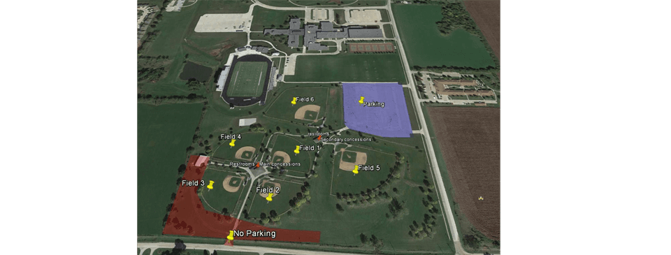 Little League Complex Map