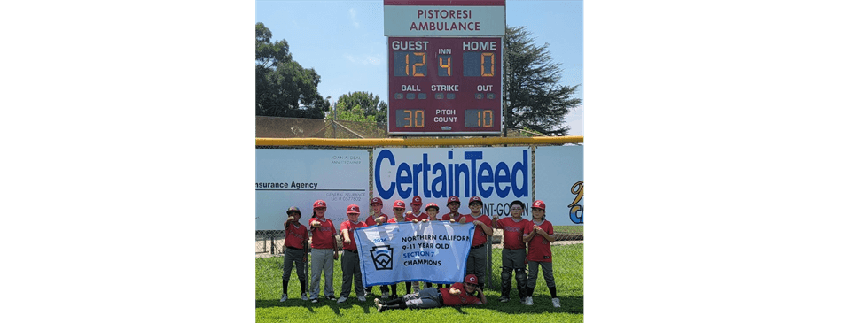 All Stars 9-11 Section Champs 2024