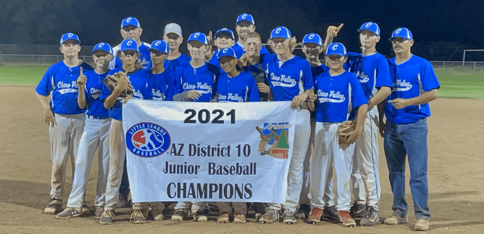 2021 Juniors Baseball District 10 Champions