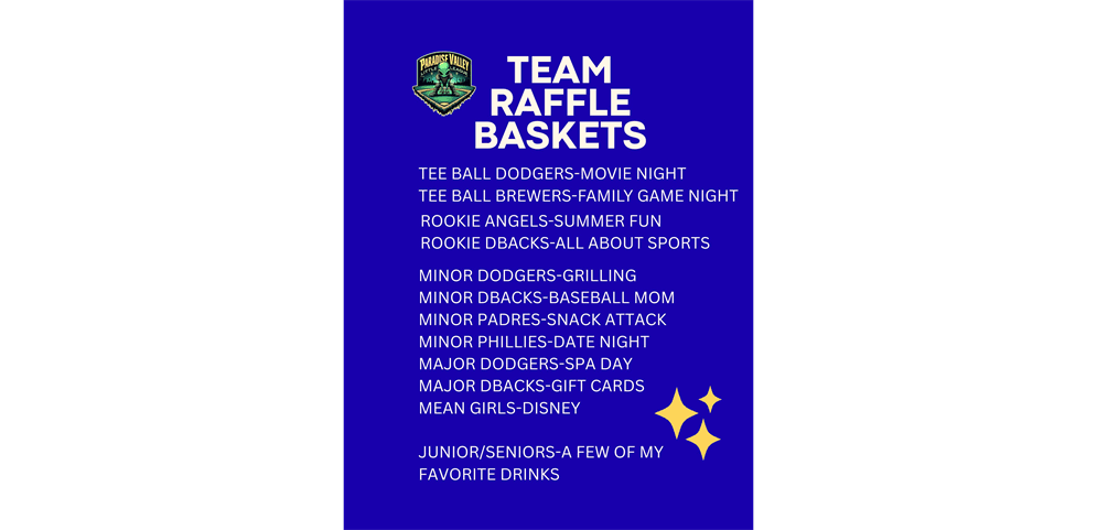 Team Raffle Baskets