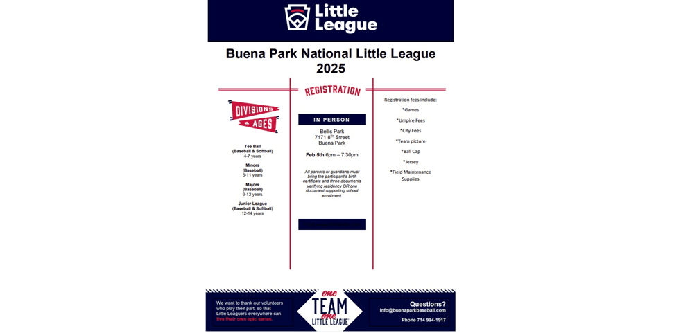 2025 Spring Registration