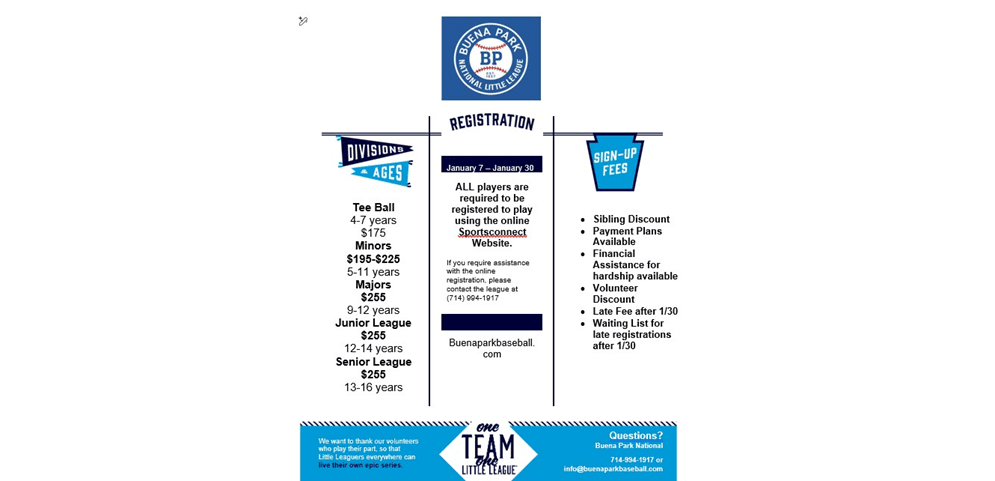 2026 Spring Season NOW OPEN