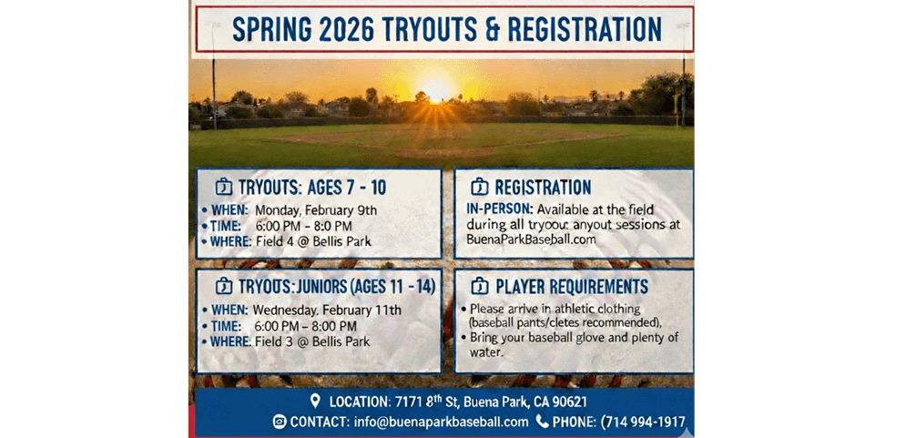 2026 Tryouts and Registration