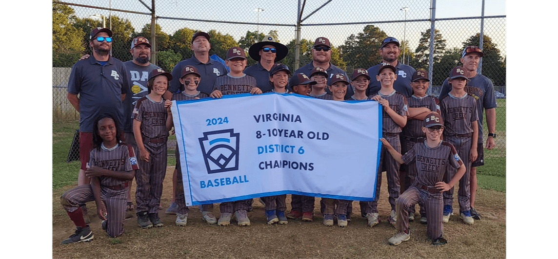2024 8-10 Year Old District Champs