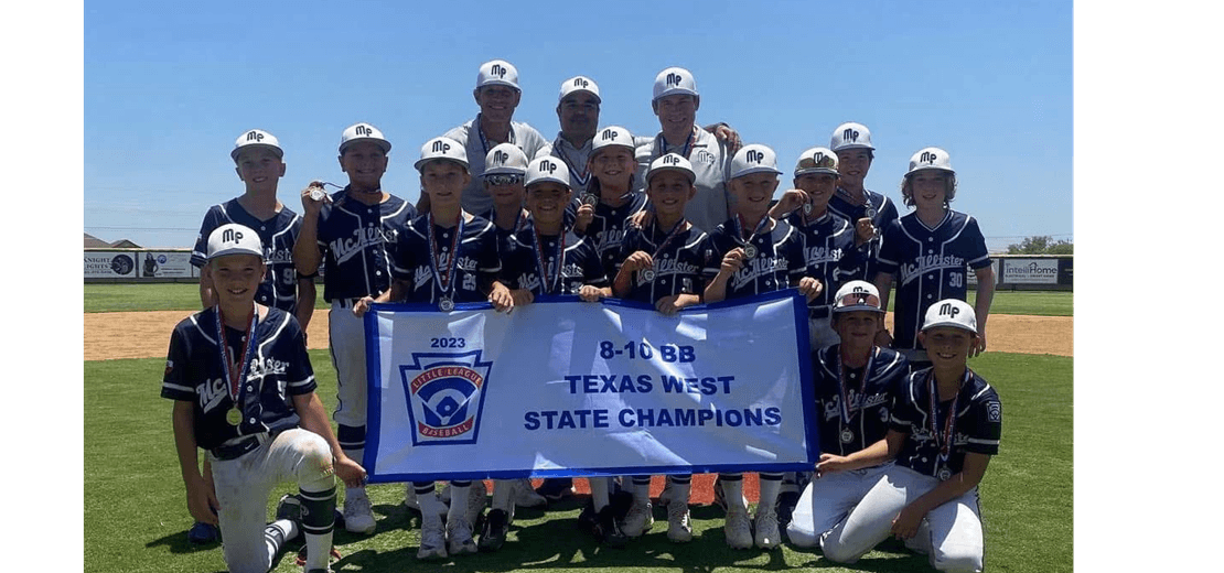 2023 Texas West 8-10 State Champions