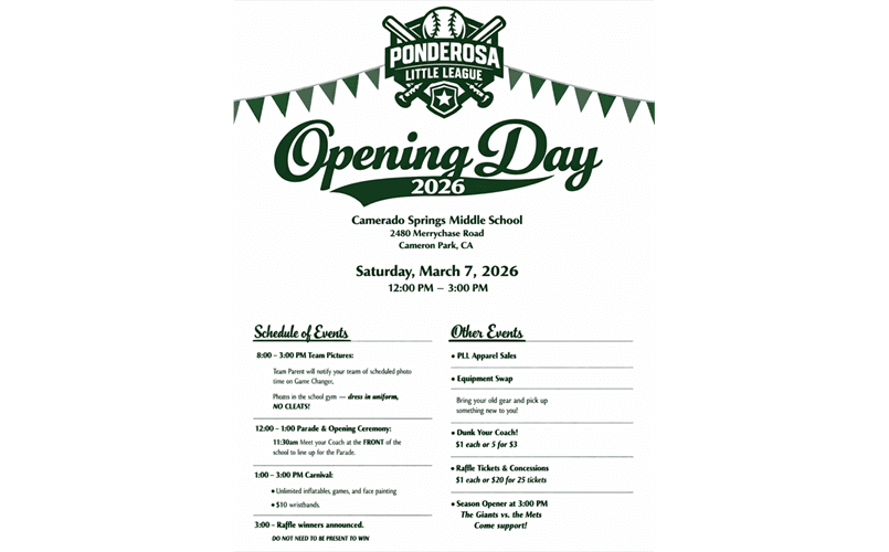 Ponderosa Little League photo