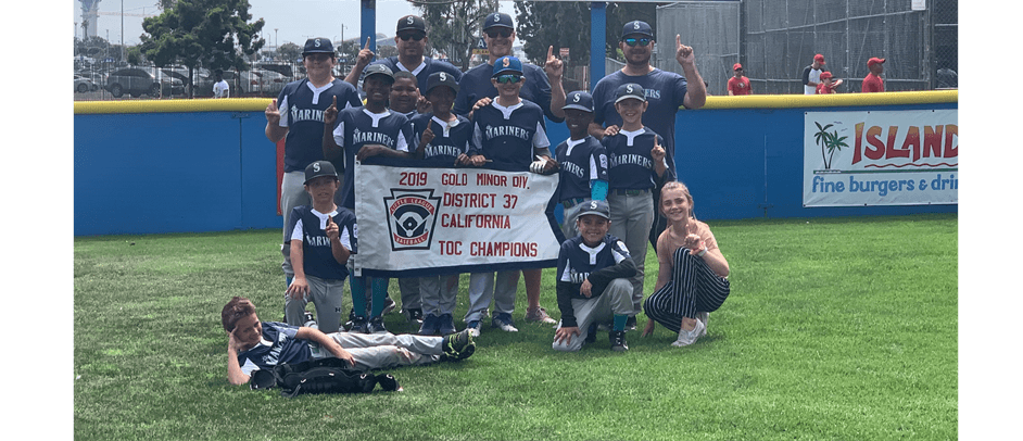 Congratulations 2019 Minor Mariners TOC Champions!