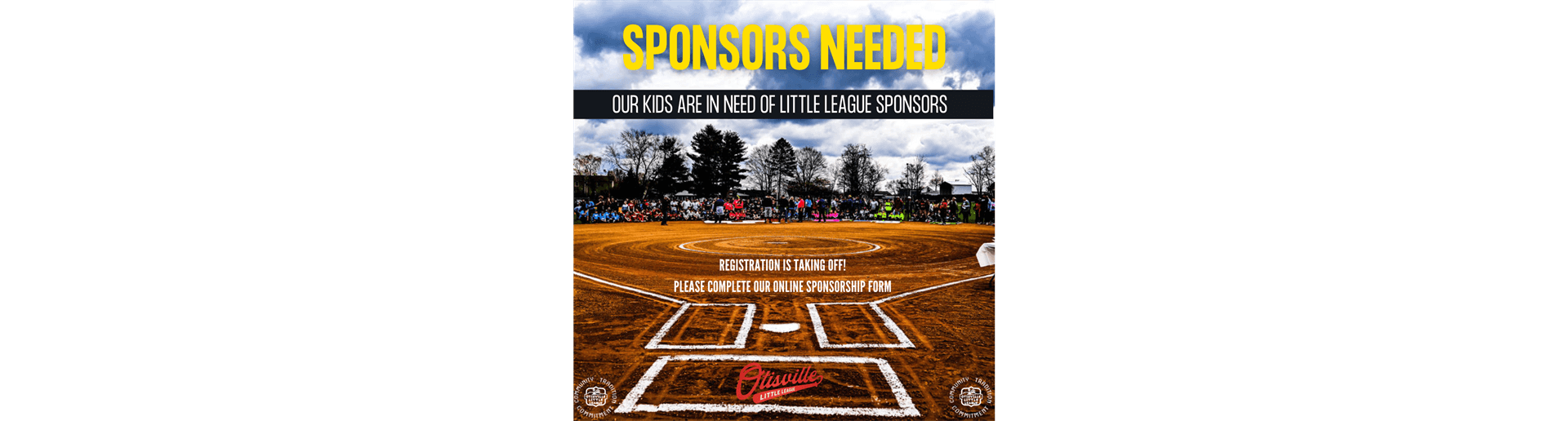 Sponsors Needed!