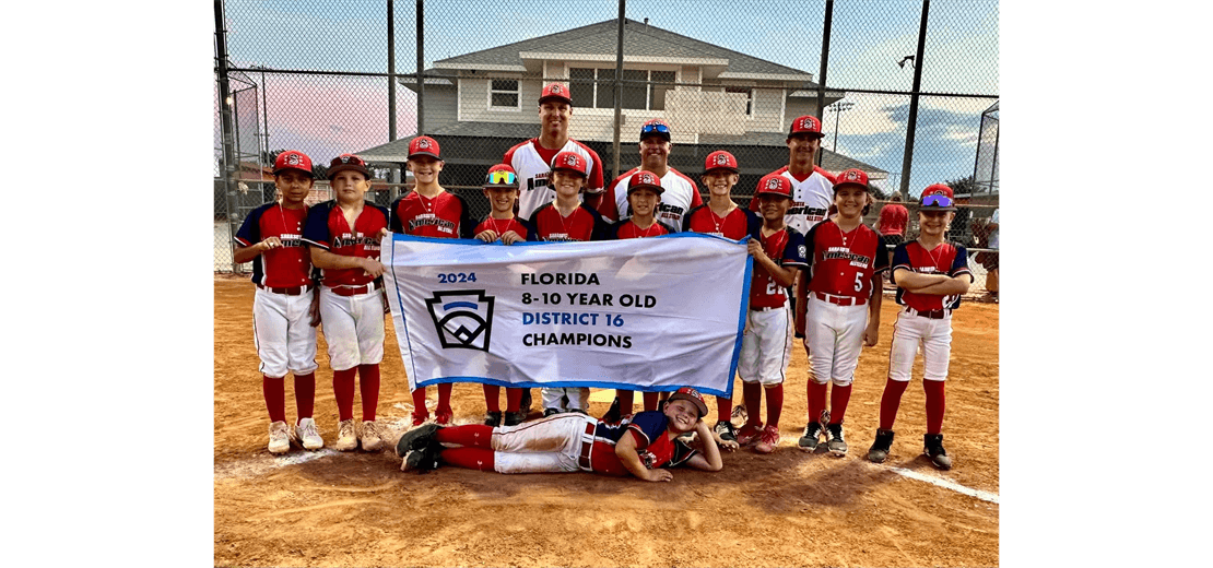 Sarasota American 8-10 Team - District 16 Champs!