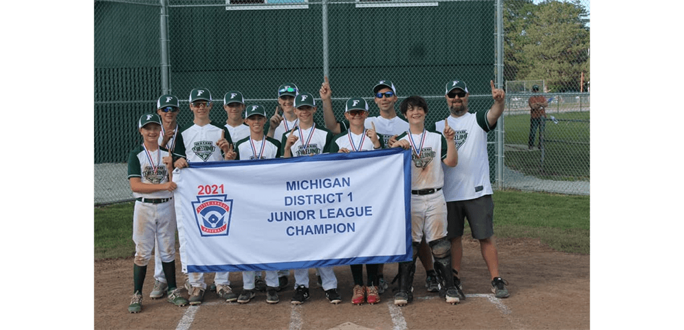 Freeland Little League District 1 Juniors Division Champs