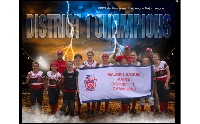 Major Softball District Champs 2023