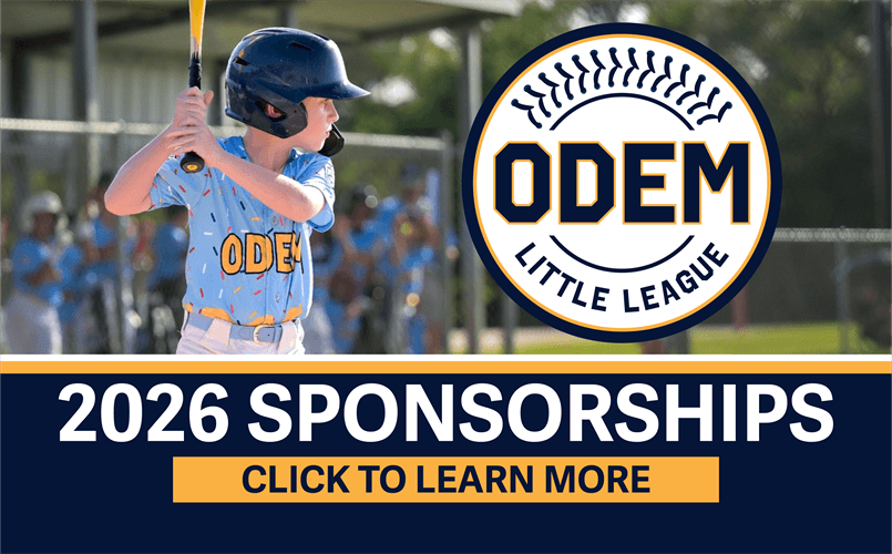 2026 Odem Little League Sponsorships