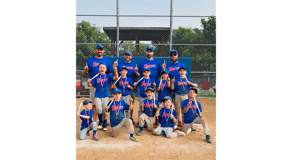 2025 Coach Pitch County Champions-Rangers