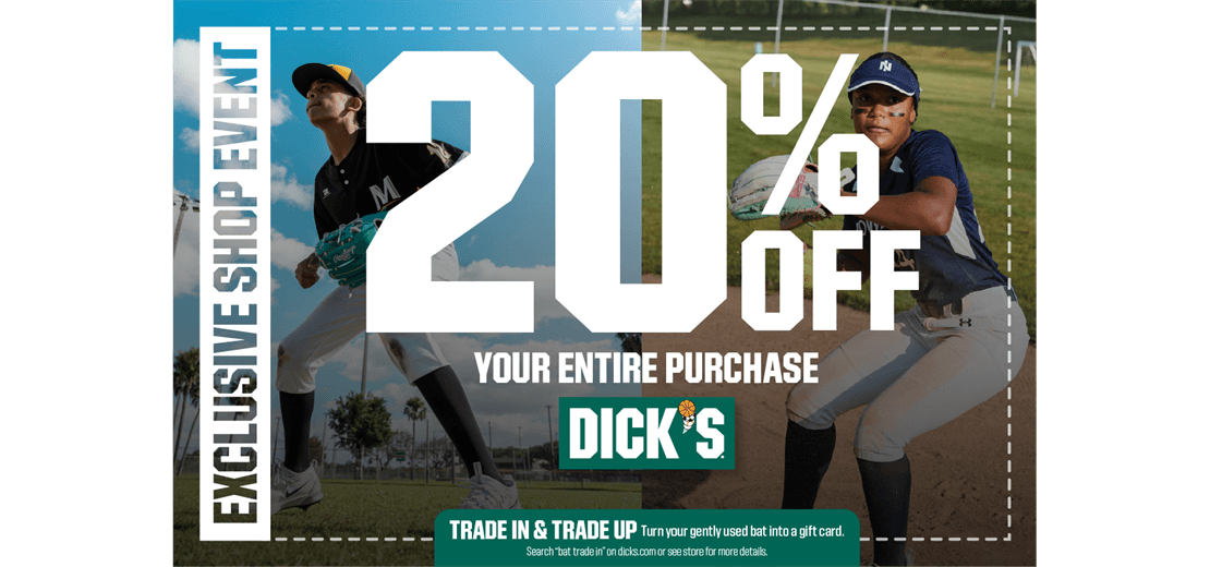 Dick's Sporting Goods ACB Shopping Weekend 3/13 - 3/16