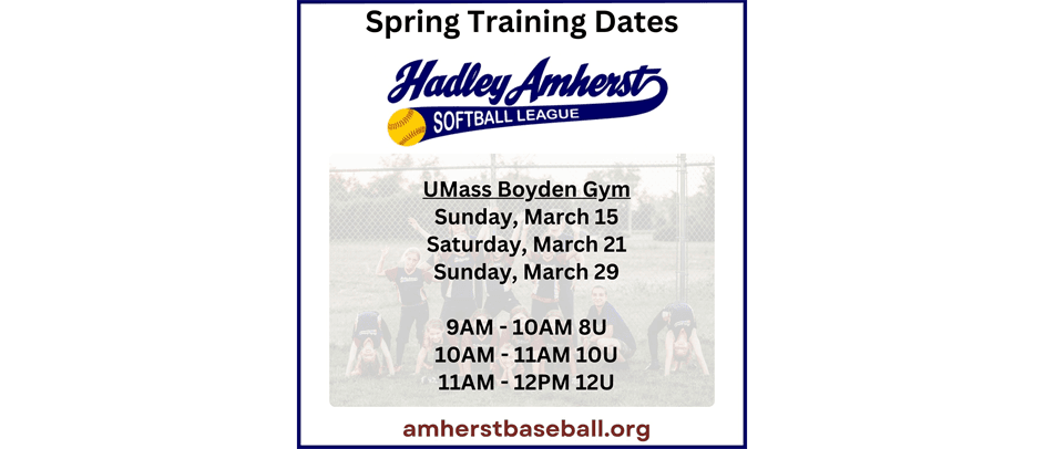 Softball spring training dates