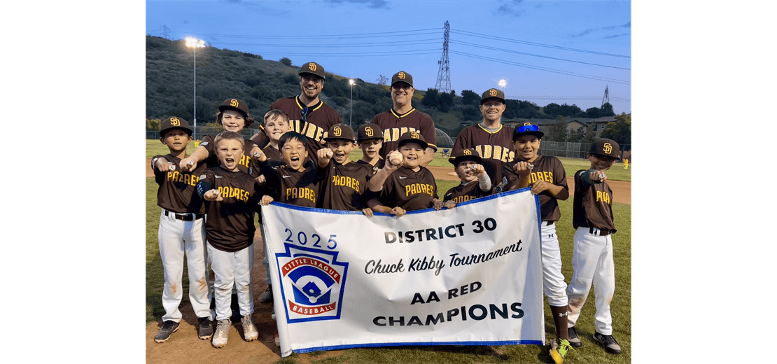 AHLL Padres are the District 30 AA Tournament Champions!