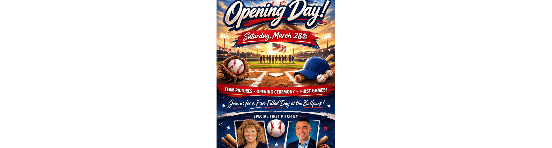 Little League Opening Day, March 28th