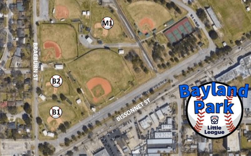 Field Locations - 6400 Bissonnet St