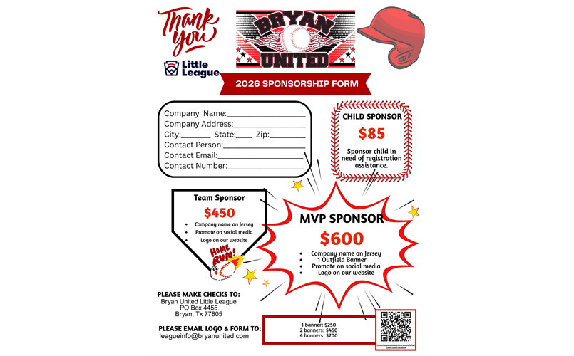 Bryan United Little League photo