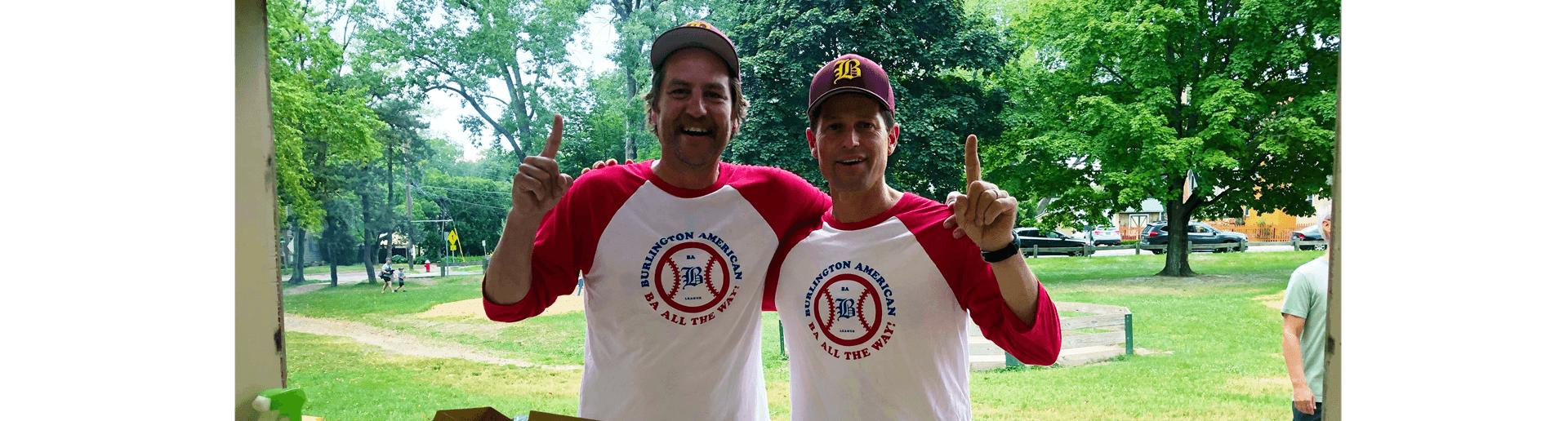 Couple of coaches at the Snack Shack