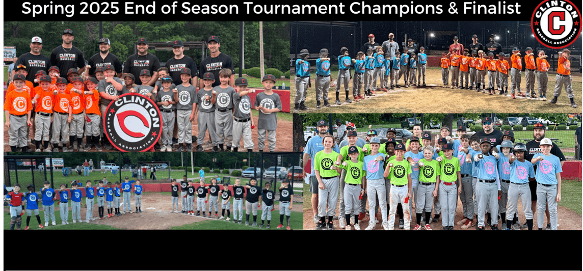 Spring 2025 Tournament Champs and Finalist