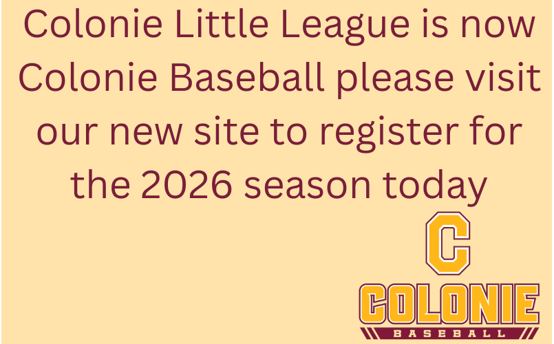 CLL is now Colonie Baseball