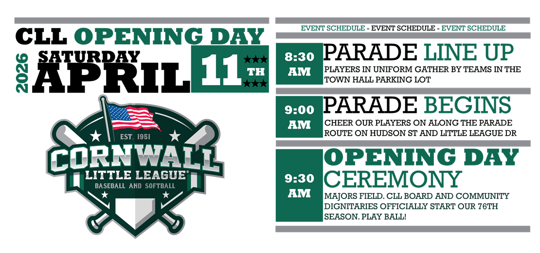 Opening Day - April 11th 2026