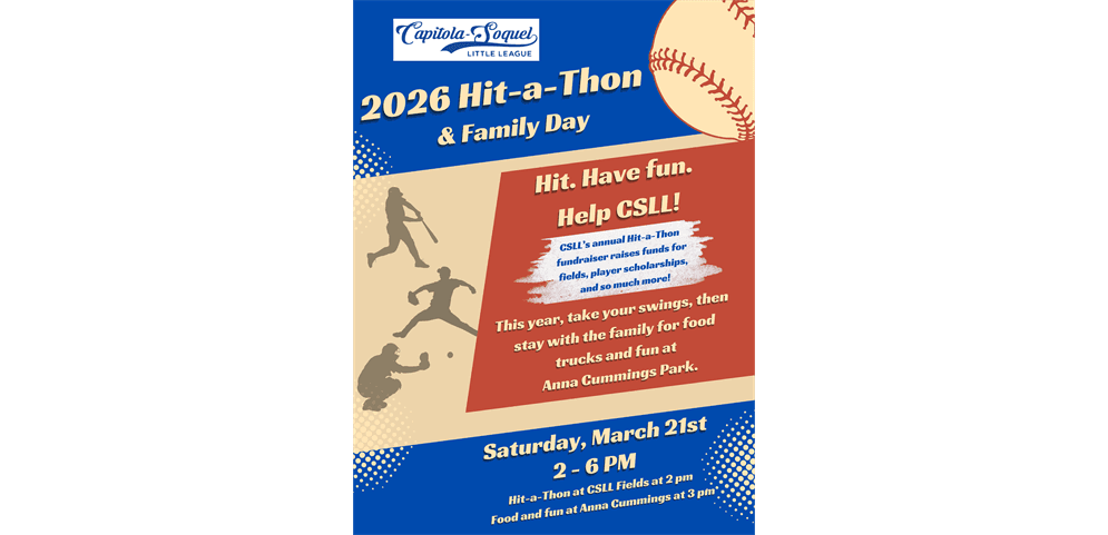2026 Hit-a-Thon & Family Day March 21st